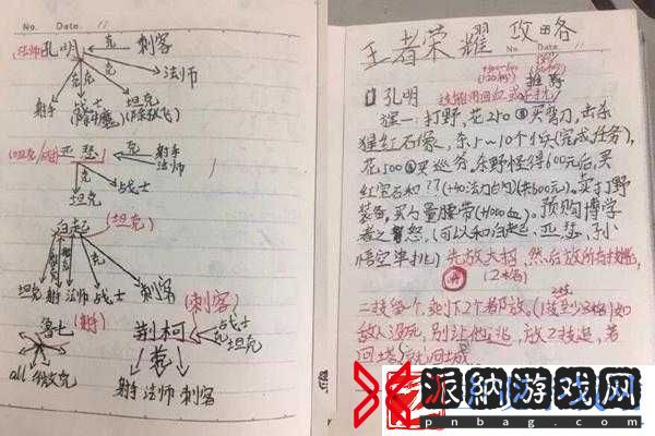 小学生打王者记笔记就坑吗