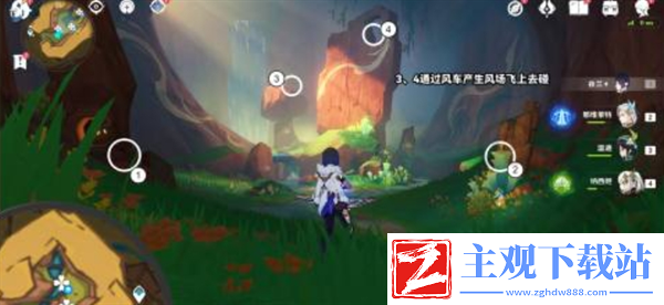 原神5个绘有涂鸦的裂石在哪里