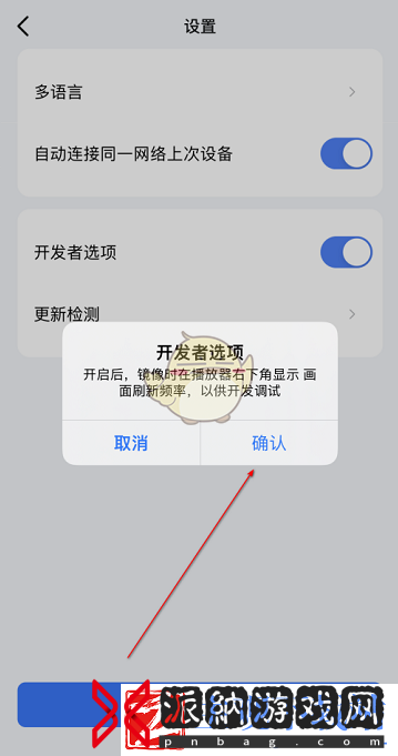 乐播投屏开发者选项打开方法
