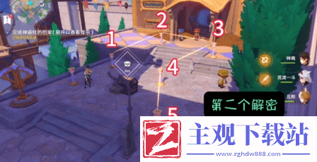 原神旁白的注脚神谕柱图案是什么