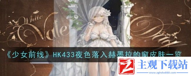 少女前线HK433夜色落入赫墨拉的窗皮肤一览