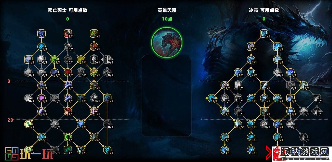魔兽世界11.0前夕冰DK天赋