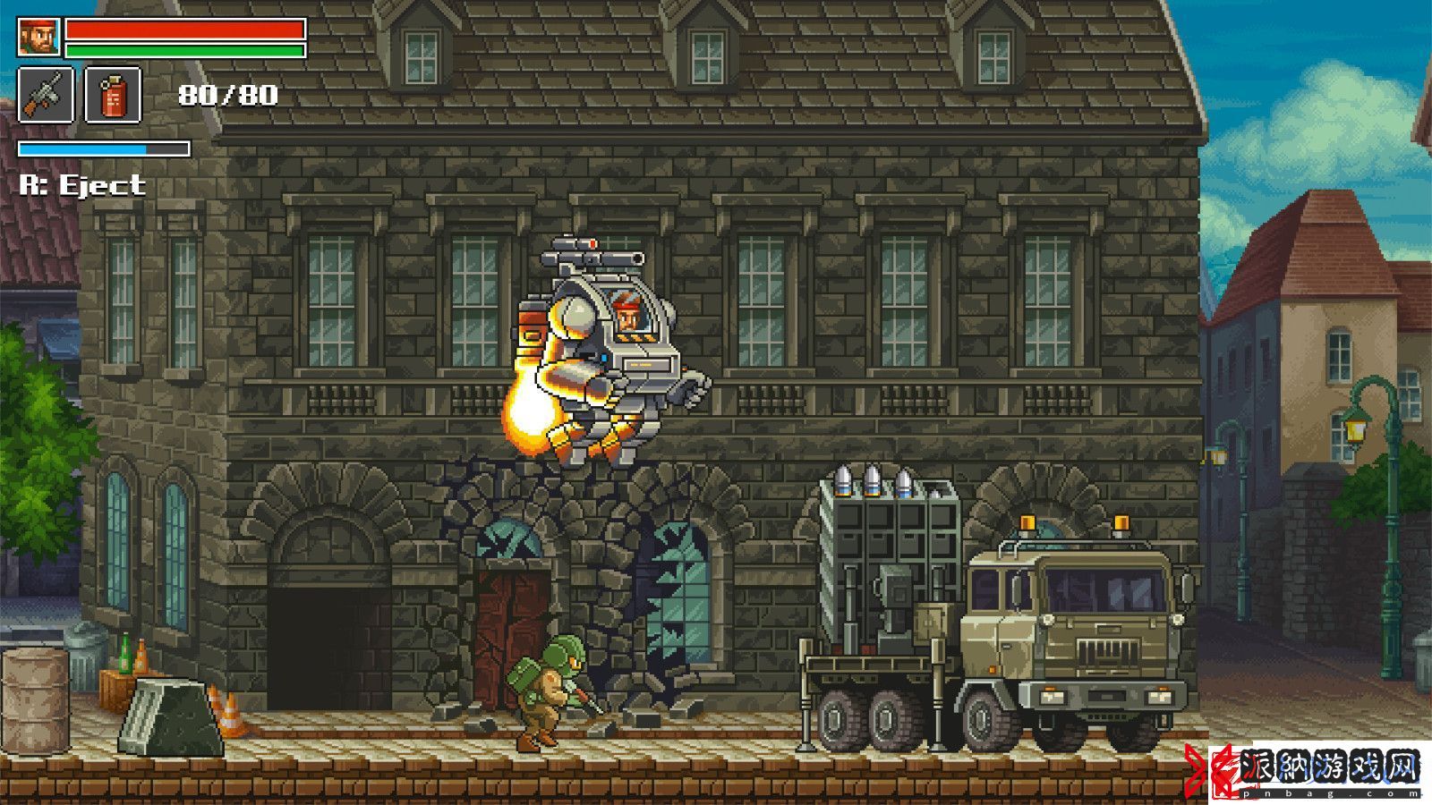 射击类银河战士恶魔城游戏狂怒之枪Steam页面