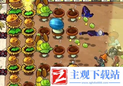 植物大战僵尸杂交版冒险模式第25关怎么通关