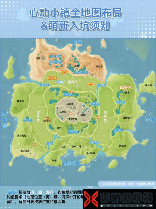 心动小镇全地图地标点位大全