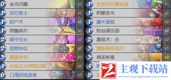 炉石传说决战荒芜之地奇迹牧卡组搭配一览
