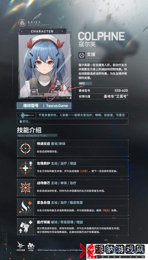 少女前线2追放全人物弱点属性研究及PVP攻略