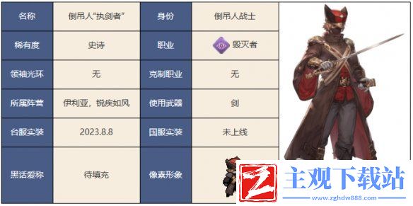 铃兰之剑为这和平的世界倒吊人执剑者角色一览
