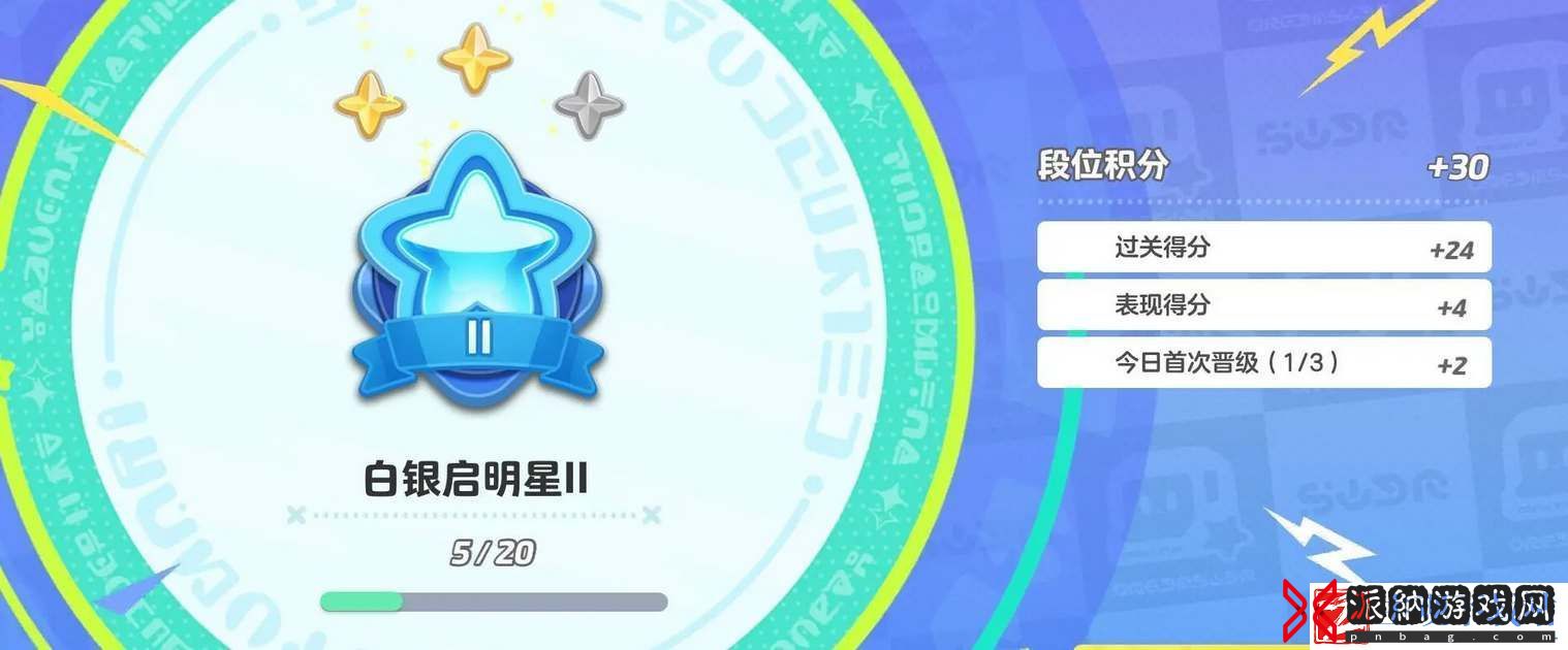 元梦之星排位段位等级一览