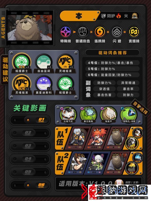 绝区零角色怎么加点配装