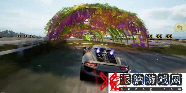 极品飞车集结缤纷花海怎么跑