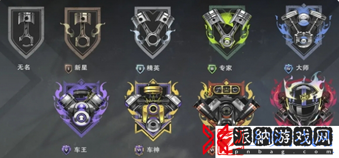 极品飞车集结段位划分