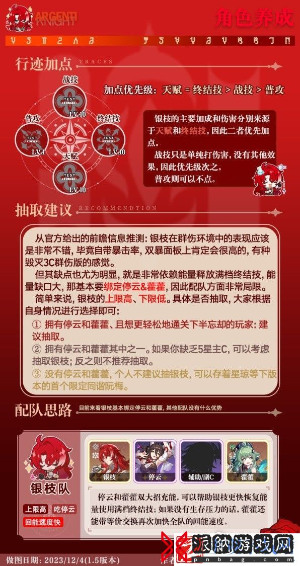 崩坏星穹铁道银枝角色养成方法