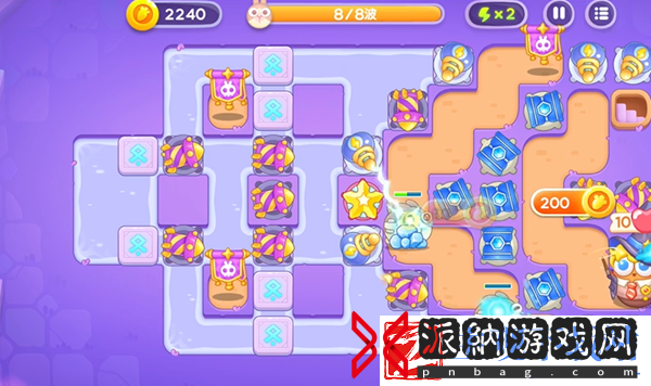 保卫萝卜4阿波与魔法宝藏第101关通关攻略