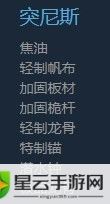 风帆纪元突尼斯船材商店卖什么东西
