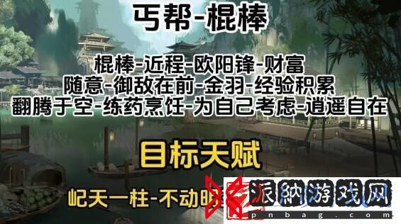 射雕全门派职业天赋推荐一览