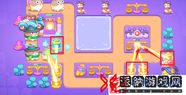保卫萝卜4阿波与魔法宝藏第114关通关攻略