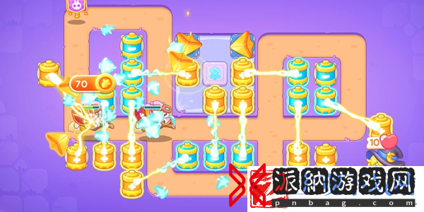 保卫萝卜4阿波与魔法宝藏第114关通关攻略