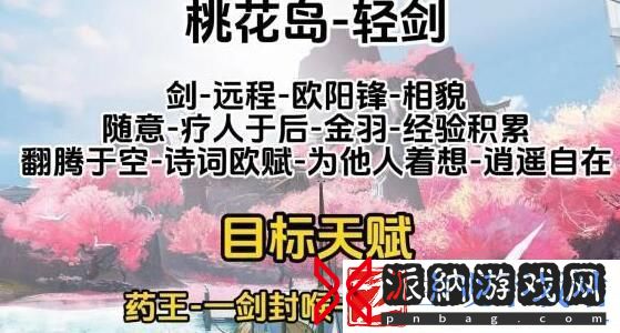 射雕全门派职业天赋推荐一览