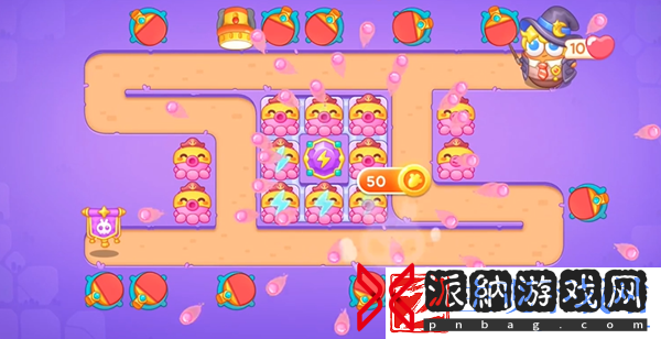保卫萝卜4阿波与魔法宝藏第117关通关攻略