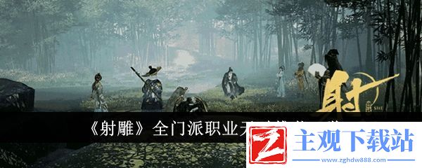 射雕全门派职业天赋推荐一览