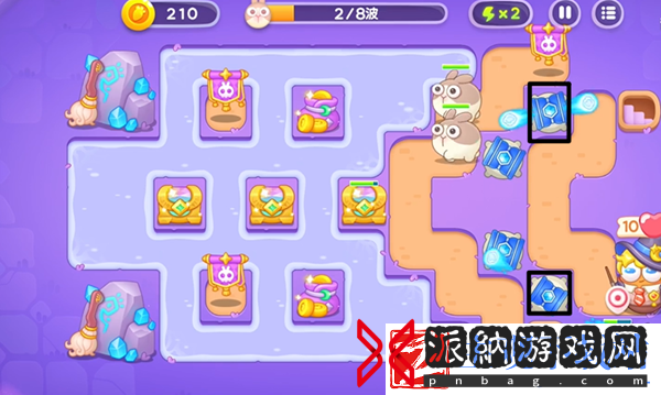 保卫萝卜4阿波与魔法宝藏第101关通关攻略