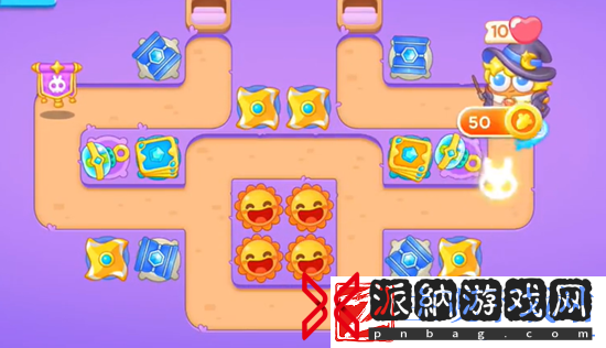 保卫萝卜4阿波与魔法宝藏第50关怎么过