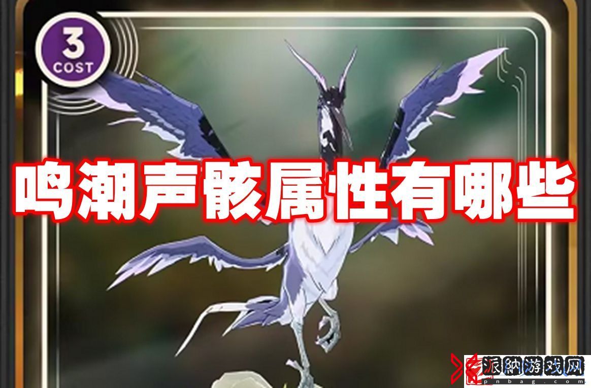 鸣潮声骸属性有哪些