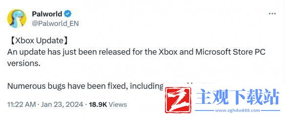 “幻兽帕鲁”Xbox版终于更新补丁上线修复多个问题