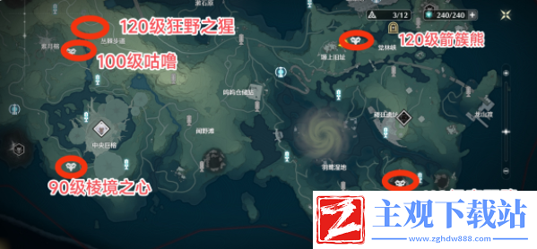 鸣潮金色声骸boss点位分享