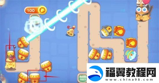 保卫萝卜4阿波道长第3关攻略