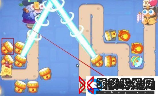 保卫萝卜4阿波道长第3关攻略