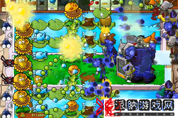 植物大战僵尸杂交版冒险17关怎么过
