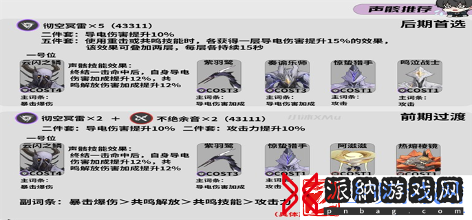 鸣潮吟霖怎么培养