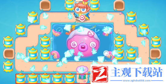 保卫萝卜4嗨钓度假岛第20关通关攻略