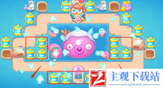 保卫萝卜4嗨钓度假岛第20关通关攻略