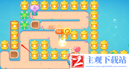 保卫萝卜4嗨钓度假岛第3关通关攻略