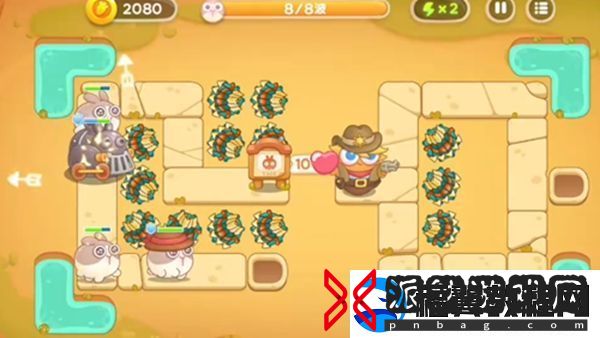 保卫萝卜4波仔很忙第2关轻松无伤通关技巧分享