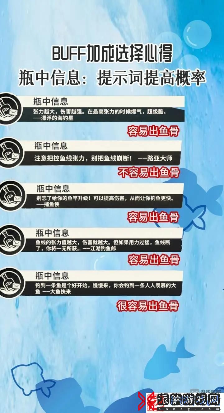 欢乐钓鱼大师BUFF用法攻略大全