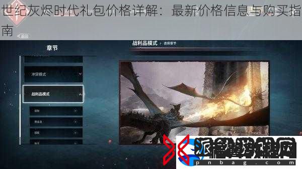 世纪灰烬时代礼包价格详解：最新价格信息与购买指南