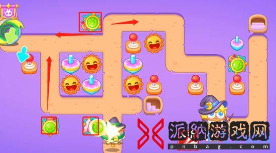 保卫萝卜4阿波与魔法宝藏第13关通关攻略