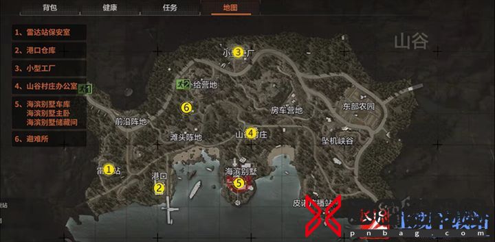 暗区突围山谷物资分布图一览
