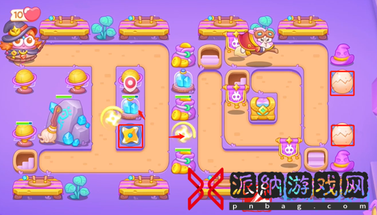 保卫萝卜4阿波与魔法宝藏第3关通关攻略