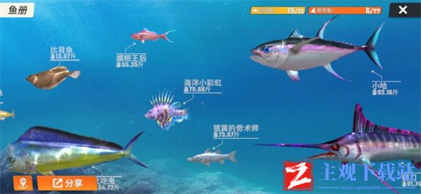 欢乐钓鱼大师鱼类图鉴大全