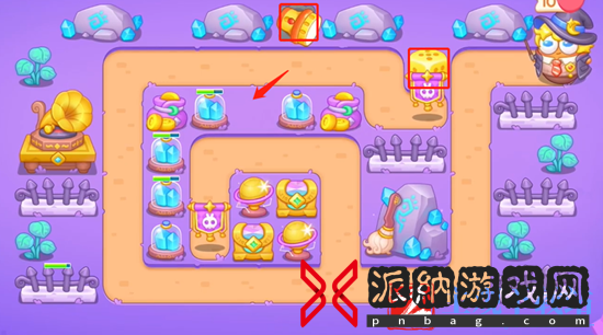 保卫萝卜4阿波与魔法宝藏第6关通关攻略