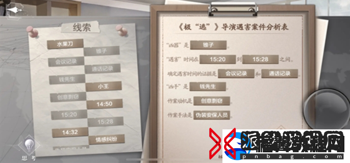 世界之外密室综艺导演楼分析表答案是什么