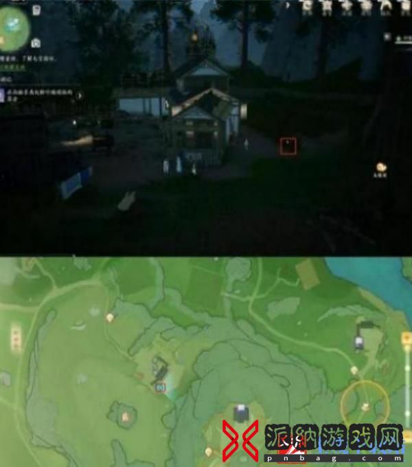 射雕黑松林搜奇宝藏图在哪