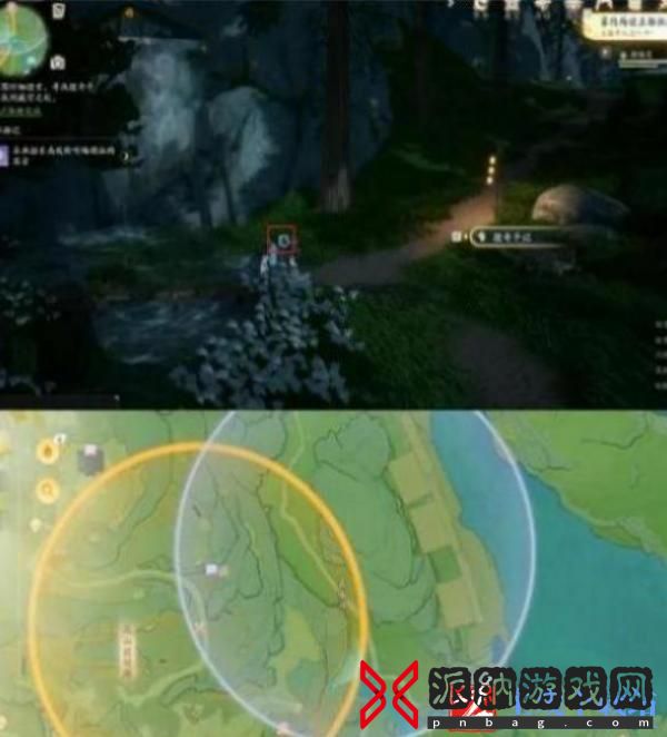 射雕黑松林搜奇宝藏图在哪