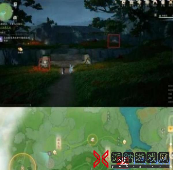 射雕黑松林搜奇宝藏图在哪