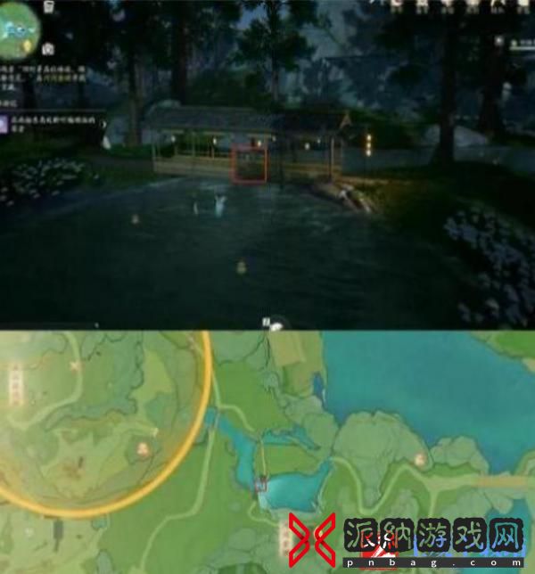 射雕黑松林搜奇宝藏图在哪